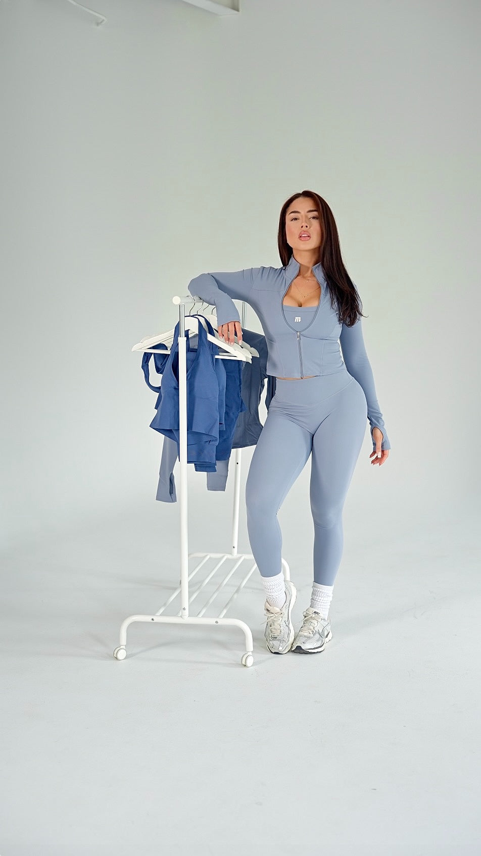 Aura Mystic Blue Set jacket and leggings